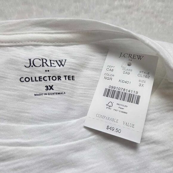 New Plus 3X J Crew Factory collector tee New York City graphic t-shirt - Picture 4 of 7
